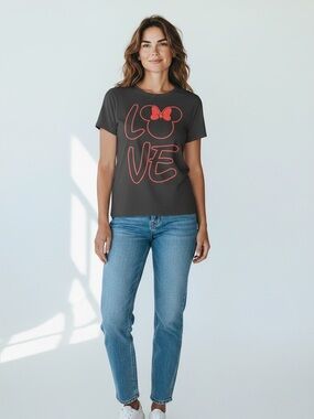 Women's Short Sleeve Print Theme Top